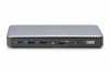 Digitus Stacja dokująca USB-C 11 portowa, max. 4K/60Hz z HDR, HDMI, DP, max. 3 monitory (MST), USB-C 3.2 Gen2, Gigabit Ethernet,